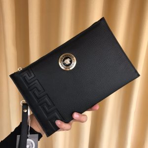 Men's Leather Clutch Handheld Bag