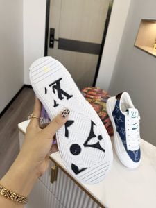 Unisex Charlie Printed Signature Leather Sneakers