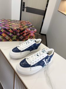 Unisex Charlie Printed Signature Leather Sneakers