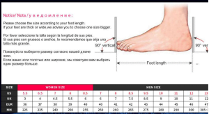 Size Chart 1